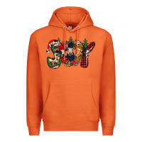 Carrot joy Christmas cows Premium Hoodie - CowhideDigitalArt