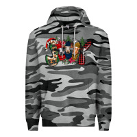 Slate Camo joy Christmas cows Premium Hoodie - CowhideDigitalArt