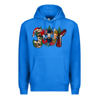 True Royal joy Christmas cows Premium Hoodie - CowhideDigitalArt