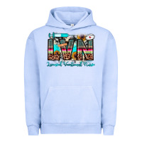 Pigment Grape Ice lvn licensed vocational nurse Urban Hoodie - JahusDesignShop