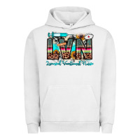 Pigment Lunar Rock lvn licensed vocational nurse Urban Hoodie - JahusDesignShop
