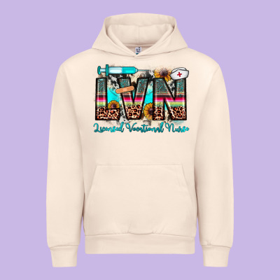 Lvn Licensed Vocational Nurse Urban Hoodie Designed By Jahusdesignshop