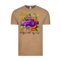 Vintage Coffee happy mardi gras truck olivia Vintage Tee - OliviaCreatesArt