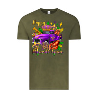 Vintage Olive happy mardi gras truck olivia Vintage Tee - OliviaCreatesArt
