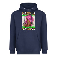 Navy cowgitl hat and roses Heavyweight Hoodie - AdoDesignShop
