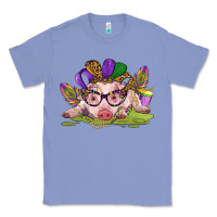 Colony Blue mardi gras pig Classic Tee - CowGirlArtShop