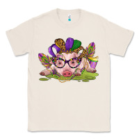 Natural mardi gras pig Classic Tee - CowGirlArtShop