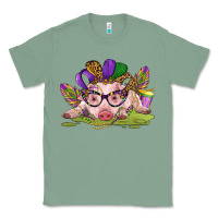 Sage mardi gras pig Classic Tee - CowGirlArtShop