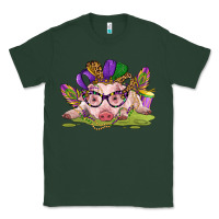 Sports Green mardi gras pig Classic Tee - CowGirlArtShop