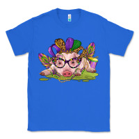 True Royal mardi gras pig Classic Tee - CowGirlArtShop