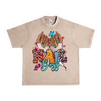French Oak Afro woman nail boss Urban Heavy Tee - RanaPortraitStore