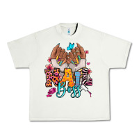 Pistachio Afro woman nail boss Urban Heavy Tee - RanaPortraitStore
