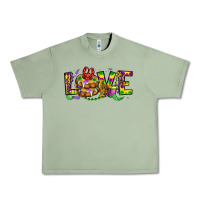 Oil Green mardi gras love Urban Heavy Tee - OliviaCreatesArt
