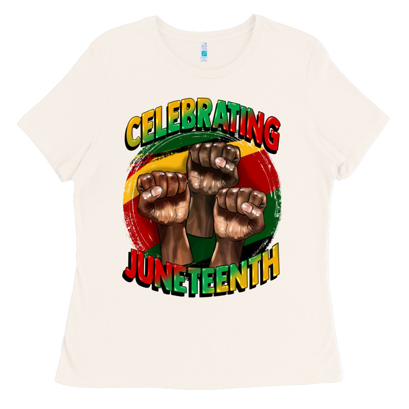 Im Celebrating Juneteenth  (1) Ladies Tee by CowGirlArtShop | Teevron