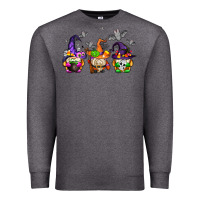 Charcoal Heather halloween gnomes Premium Sweatshirt - AdoDesignShop