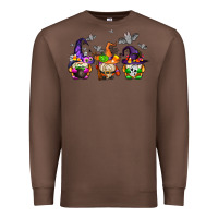 Chestnut halloween gnomes Premium Sweatshirt - AdoDesignShop
