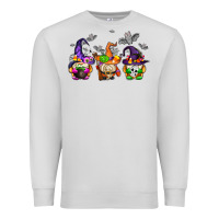 Dove Grey halloween gnomes Premium Sweatshirt - AdoDesignShop