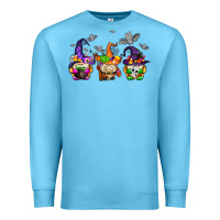Ocean Blue halloween gnomes Premium Sweatshirt - AdoDesignShop