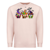 Pale Pink halloween gnomes Premium Sweatshirt - AdoDesignShop