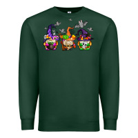 Sports Green halloween gnomes Premium Sweatshirt - AdoDesignShop