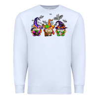 White halloween gnomes Premium Sweatshirt - AdoDesignShop
