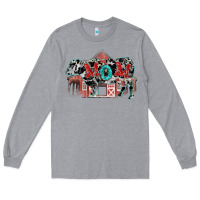 Heather Grey Mom cow Mother's Day Long Sleeve Tee - FaDigitalArtStudio