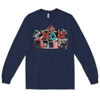 Navy Mom cow Mother's Day Long Sleeve Tee - FaDigitalArtStudio