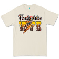 Bone Firefighter wife lightning bolt Premium Tee - HowdyJamesFarm