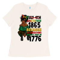 Bone juneteenth 1865 because my ancestors Ladies Tee - CowGirlArtShop