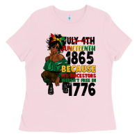 Juneteenth 1865 Because My Ancestors Ladies Tee | Teevron