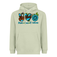 Matcha peace love  gemstone Heavyweight Hoodie - AdoDesignShop