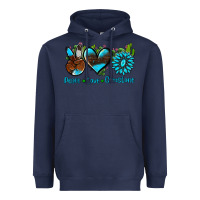 Navy peace love  gemstone Heavyweight Hoodie - AdoDesignShop