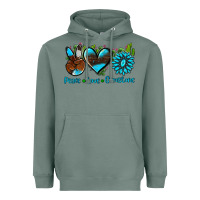 Sage peace love  gemstone Heavyweight Hoodie - AdoDesignShop