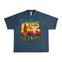 Midnight Navy something in the orange Urban Heavy Tee - OliviaCreatesArt