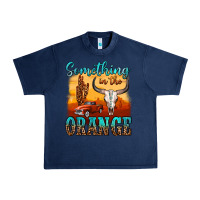 Navy something in the orange Urban Heavy Tee - OliviaCreatesArt