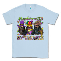 Dusty Blue parading with my gnomies Classic Tee - CowGirlArtShop