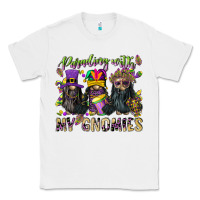 White parading with my gnomies Classic Tee - CowGirlArtShop