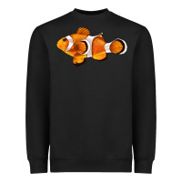 Black clown fish side Heavyweight Sweatshirt - BarkalooDesign
