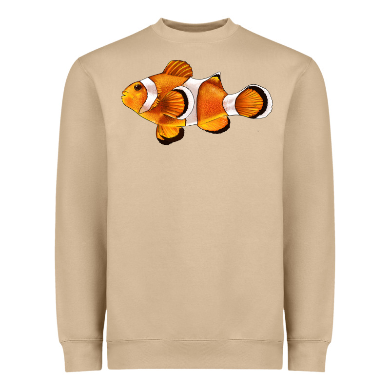 Clown Fish Side Heavyweight Sweatshirt by BarkalooDesign | Teevron