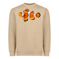 Mushroom clown fish side Heavyweight Sweatshirt - BarkalooDesign