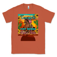 Copper cowgirls just wanna have fun 12 oz can cooler (regular) Classic Tee - Artiststas