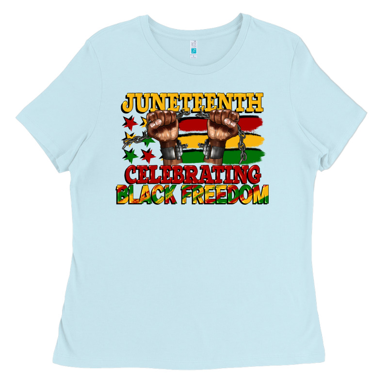 Juneteenth Celebrating Black Freedom Ladies Tee by CowGirlArtShop | Teevron