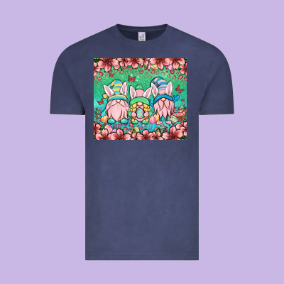 Easter Gnomes Vintage Tee Designed By Oliviacreatesart
