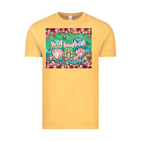 Vintage Mustard Easter gnomes Vintage Tee - OliviaCreatesArt
