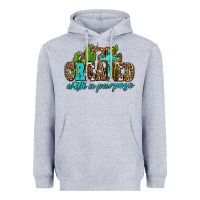 Heather Grey created with a purpose Heavyweight Hoodie - AdoDesignShop