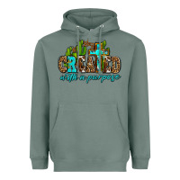 Sage created with a purpose Heavyweight Hoodie - AdoDesignShop