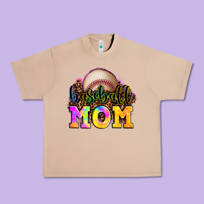 Baseball Mom Urban Heavy Tee Designed By Oliviacreatesart