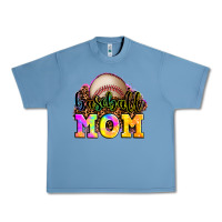 Pebble Blue baseball mom Urban Heavy Tee - OliviaCreatesArt