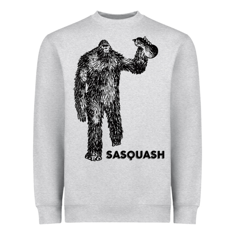 Cool Unique Sasquash Sasquatch And Squash Bigfoot T Shirt Heavyweight Sweatshirt by linhVisuals | Teevron