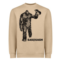 Mushroom cool unique sasquash sasquatch and squash bigfoot t shirt Heavyweight Sweatshirt - linhVisuals